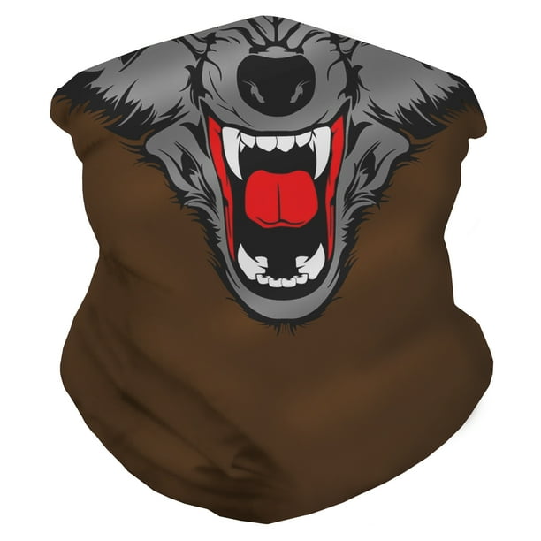 Facial Scarf Highly Stretchable Uv Protection-Women Men Multiple Filter Packs Wolf Art Seamless Variety Headscarf Facial Scarf Highly Stretchable Uv Protection-Women Men Multiple Filter Packs Wolf Art Seamless Variety Headscarf